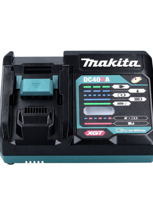 Makita JR 001 GM1 Akumulatorowa pilarka szablasta 40 V max. bezszczotkowa pilarka szablasta XGT + 1x akumulator 4,0 Ah + ładowarka - bez walizki