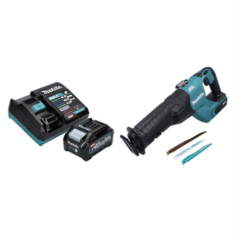 Makita JR 001 GM1 Akku Reciprosäge 40 V max. Brushless Säbelsäge XGT + 1x Akku 4,0 Ah + Ladegerät - ohne Koffer