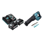 Sierra alternativa a batería Makita JR 001 GM2 40 V máx. Sierra de sable sin escobillas XGT + 2 baterías 4,0 Ah + cargador - sin estuche