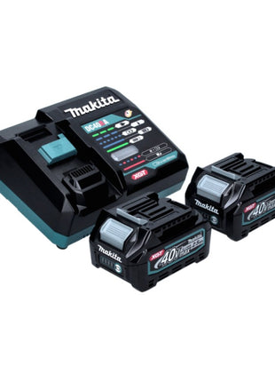 Taladro percutor a batería Makita HP 001 GD201 40 V máx. 140 Nm XGT Brushless + 2x batería 2,5 Ah + cargador + Makpac