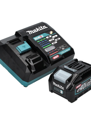 Taladro percutor a batería Makita HP 001 GM101 40 V máx. 140 Nm XGT Brushless + 1x batería 4,0 Ah + cargador + Makpac