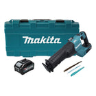 Sierra alternativa a batería Makita JR 001 GM101 40 V máx. Sierra de sable sin escobillas XGT + 1x batería 4,0 Ah + estuche - sin cargador