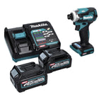 Makita TD001GD2 Cordless Impact Hammer Drill 220Nm 40V 1/4