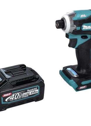 Makita TD 001 GM1 Llave de impacto inalámbrica 40 V 220 Nm 1/4" XGT Brushless + 1x batería 4,0 Ah - sin cargador