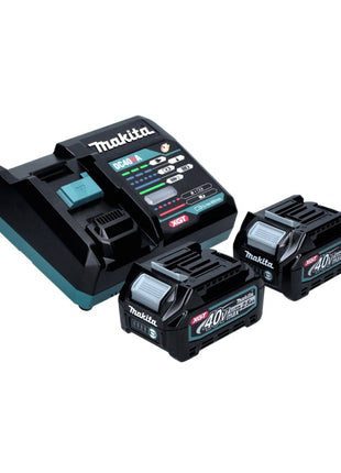 Martillo combinado a batería Makita HR 004 GD2 40 V máx. 2,8 J SDS plus XGT Brushless + 2x baterías 2,5 Ah + cargador