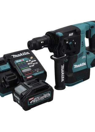 Martillo combinado a batería Makita HR 004 GM1 40 V máx. 2,8 J SDS plus XGT Brushless + 1x batería 4,0 Ah + cargador