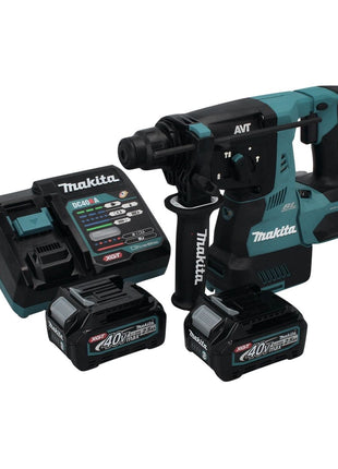 Makita HR 003 GD2 marteau combiné à batterie 40 V max. 2,8 J SDS plus brushless + 2x batterie 2,5 Ah + chargeur