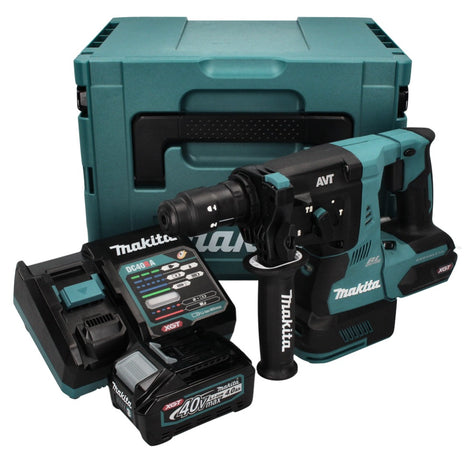 Makita HR 004 GM101 Akku Kombihammer 40 V max. 2,8 J SDS plus XGT Brushless + 1x Akku 4,0 Ah + Ladegerät + Makpac