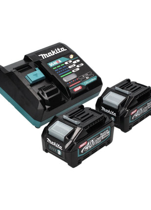 Makita HR 004 GM201 marteau combiné à batterie 40 V max. 2,8 J SDS plus XGT Brushless + 2x batterie 4,0 Ah + chargeur + Makpac