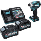 Makita TD001GM2 Cordless Impact Hammer Drill 220Nm 40V 1/4
