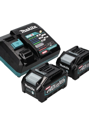 Makita TD 001 GM2 Llave de impacto a batería 40 V 220 Nm 1/4" XGT Brushless + 2x baterías 4,0 Ah + cargador