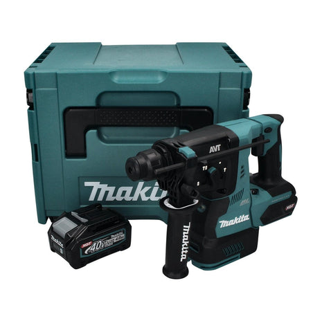 Makita HR 003 GM101 martillo combinado a batería 40 V máx. 2,8 J SDS plus sin escobillas + 1x batería 4,0 Ah + Makpac - sin cargador