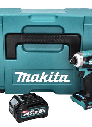 Makita TD 001 GD101 Akku Schlagschrauber 40 V 220 Nm 1/4" XGT Brushless + 1x Akku 2,5 Ah + Makpac - ohne Ladegerät