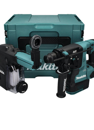 Makita HR 003 G01 marteau combiné à batterie 40 V max. 2,8 J SDS plus brushless + aspiration DX12 + Makpac - sans batterie, sans chargeur