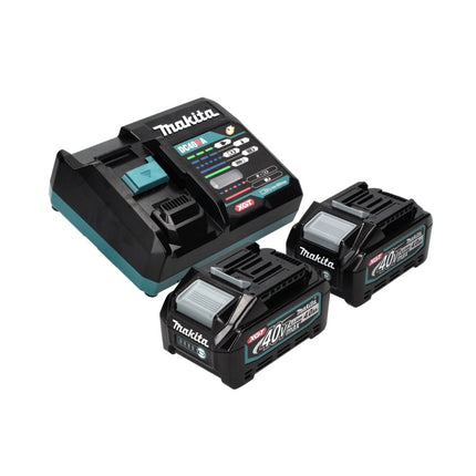 Makita TD 001 GM201 Llave de impacto inalámbrica 40 V 220 Nm 1/4" XGT Brushless + 2x batería 4,0 Ah + Makpac + cargador
