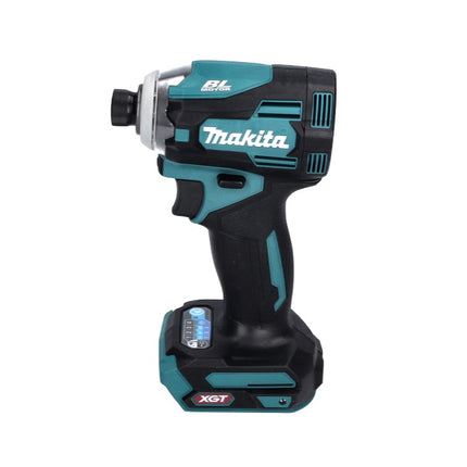 Makita TD 001 GM201 Llave de impacto inalámbrica 40 V 220 Nm 1/4" XGT Brushless + 2x batería 4,0 Ah + Makpac + cargador
