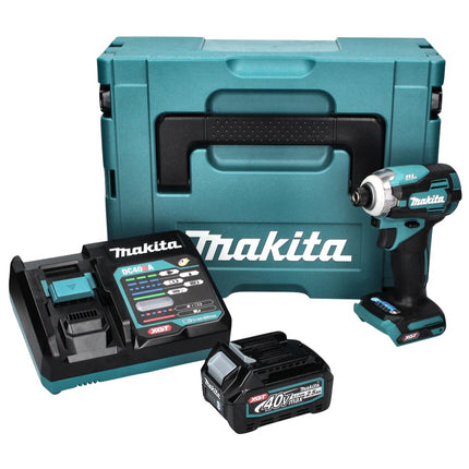 Makita TD001GD101 Cordless Impact Hammer Drill 220Nm 40V 1/4" XGT Brushless + 1x Battery 2.5Ah + Charger + Case Makpac