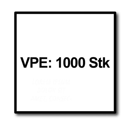 Tornillos para terraza SPAX 5,0 x 50 mm acero inoxidable A2 1000 piezas (2x 0537000500505) rosca de fijación culata Torx T-STAR Plus T25 Cut