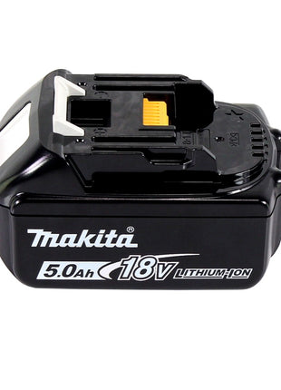 Sierra de cinta a batería Makita DPB 183 T1 18 V 66 mm sin escobillas + 1x batería 5,0 Ah - sin cargador