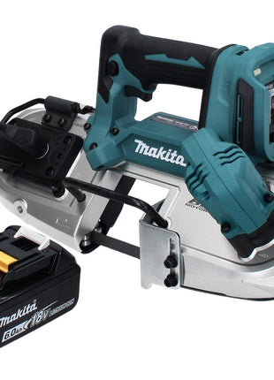 Sierra de cinta a batería Makita DPB 183 G1 18 V 66 mm sin escobillas + 1x batería 6,0 Ah - sin cargador