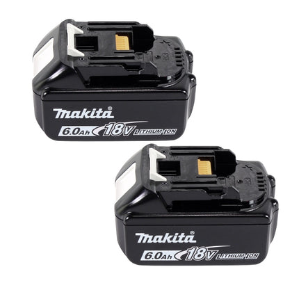 Makita DCE 090 G2X1 amoladora de corte a batería 36 V (2x 18 V) 230 mm sin escobillas + 2x batería 6,0 Ah - sin cargador