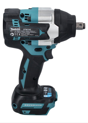 Makita DTW 700 RF1 Atornillador de impacto inalámbrico 18 V 700 Nm 1/2" XPT Brushless + 1x batería 3,0 Ah + cargador