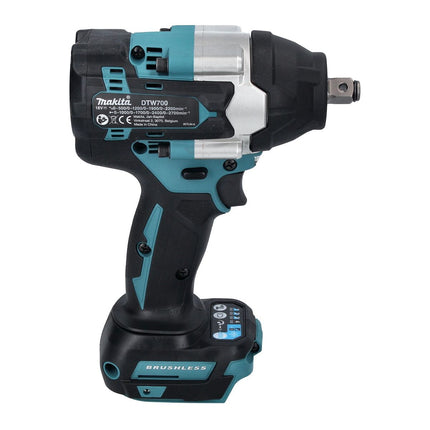 Makita DTW 700 M1 cordless impact wrench 18 V 700 Nm 1/2" XPT Brushless + 1x rechargeable battery 4.0 Ah - without charger