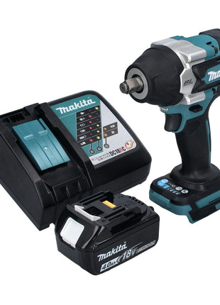 Makita DTW 700 RM1 akumulatorowy klucz udarowy 18 V 700 Nm 1/2" XPT bezszczotkowy + 1x akumulator 4,0 Ah + ładowarka