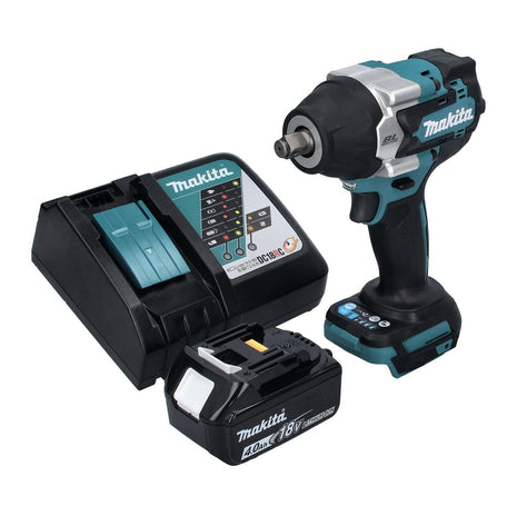 Makita DTW 700 RM1 Atornillador de impacto inalámbrico 18 V 700 Nm 1/2" XPT Brushless + 1x batería 4,0 Ah + cargador