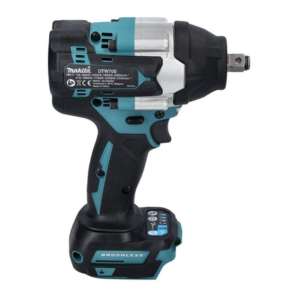 Makita DTW 700 RT1 akumulatorowy klucz udarowy 18 V 700 Nm 1/2" XPT bezszczotkowy + 1x akumulator 5,0 Ah + ładowarka