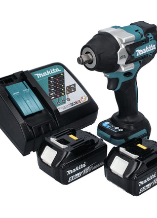 Makita DTW 700 RG Atornillador de impacto inalámbrico 18 V 700 Nm 1/2" XPT Brushless + 2x baterías 6,0 Ah + cargador