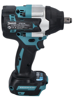 Makita DTW 700 RG Atornillador de impacto inalámbrico 18 V 700 Nm 1/2" XPT Brushless + 2x baterías 6,0 Ah + cargador