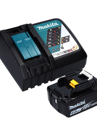 Makita DTW 700 RG1J Llave de impacto a batería 18 V 700 Nm 1/2" XPT Brushless + 1x batería 6,0 Ah + cargador + Makpac