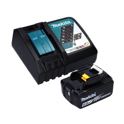 Makita DTW 700 RG1J Visseuse à chocs sans fil 18 V 700 Nm 1/2" XPT Brushless + 1x Batterie 6,0 Ah + Chargeur + Makpac