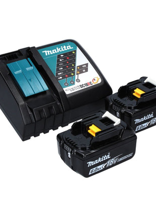 Makita DTW 700 RGJ Atornillador de impacto inalámbrico 18 V 700 Nm 1/2" XPT Brushless + 2x batería 6,0 Ah + cargador + Makpac