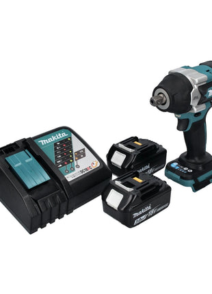 Makita DTW 701 RF Atornillador de impacto inalámbrico 18 V 700 Nm 1/2" XPT Brushless + 2x baterías 3.0 Ah + cargador