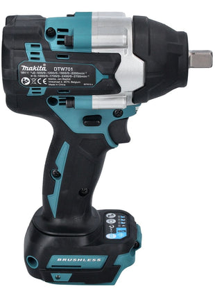 Makita DTW 701 RM1 Atornillador de impacto inalámbrico 18 V 700 Nm 1/2" XPT Brushless + 1x batería 4,0 Ah + cargador