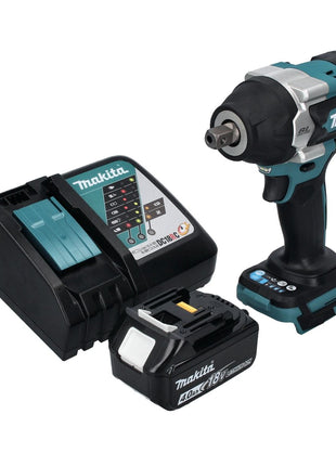 Makita DTW 701 RM1 Atornillador de impacto inalámbrico 18 V 700 Nm 1/2" XPT Brushless + 1x batería 4,0 Ah + cargador