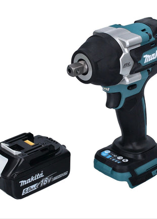 Makita DTW 701 T1 Visseuse à choc sans fil 18 V 700 Nm 1/2'' XPT Brushless + 1x batterie 5,0 Ah - sans chargeur