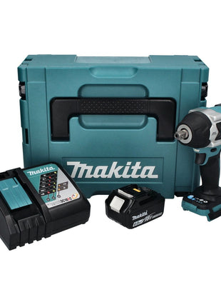 Makita DTW 701 RG1J Clé à choc sans fil 18 V 700 Nm 1/2'' XPT Brushless + 1x batterie 6,0 Ah + chargeur + Makpac