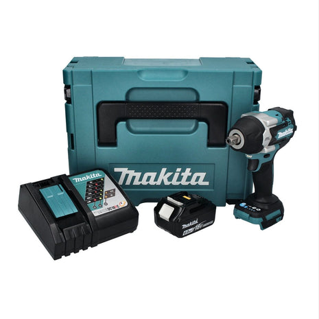 Makita DTW 701 RG1J Akku Schlagschrauber 18 V 700 Nm 1/2" XPT Brushless + 1x Akku 6,0 Ah + Ladegerät + Makpac