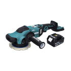 Makita DPO 600 F1 cordless eccentric polisher 18 V 150 mm XPT brushless + 1x battery 3.0 Ah - without charger