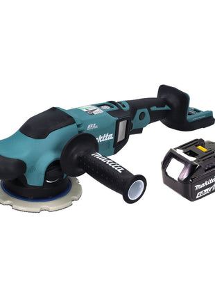 Pulidora excéntrica a batería Makita DPO 600 M1 18 V 150 mm XPT Brushless + 1x batería 4,0 Ah - sin cargador