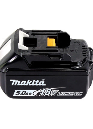 Pulidora excéntrica a batería Makita DPO 600 T1 18 V 150 mm XPT Brushless + 1x batería 5,0 Ah - sin cargador