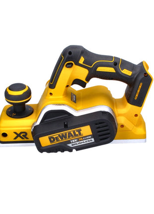 Cepilladora inalámbrica DeWalt DCP 580 N 18 V 82 mm sin escobillas + bolsa para el polvo DWV 9390 - sin batería, sin cargador