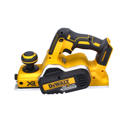 Cepilladora inalámbrica DeWalt DCP 580 N 18 V 82 mm sin escobillas + bolsa para el polvo DWV 9390 - sin batería, sin cargador
