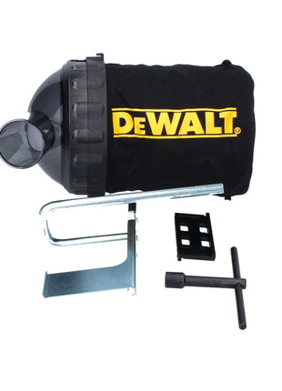 Cepilladora inalámbrica DeWalt DCP 580 N 18 V 82 mm sin escobillas + bolsa para el polvo DWV 9390 - sin batería, sin cargador