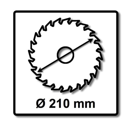 Festool Universal Sägeblatt W36 210 x 2,4 x 30 mm 2 Stk. ( 2x 493198 ) für Tauchsäge TS 75 - Toolbrothers