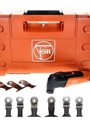 FEIN MultiMaster MM 300 PLUS START Oscillateur 250 W Starlock Plus + Coffret + Accessoires 6 pcs.