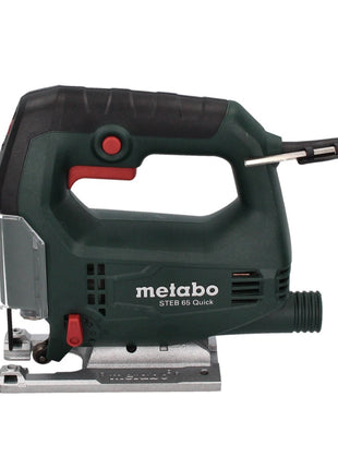 Metabo STEB 65 Quick scie sauteuse 450 watts + 6x lames de scie sauteuse + étui